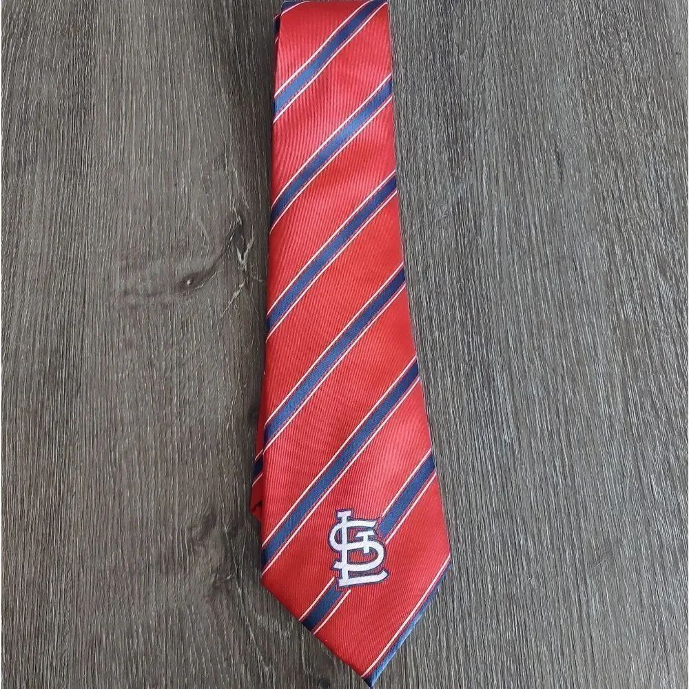 St. Louis Cardinals MLB Baseball Men's Neck Tie - Red, White & Navy